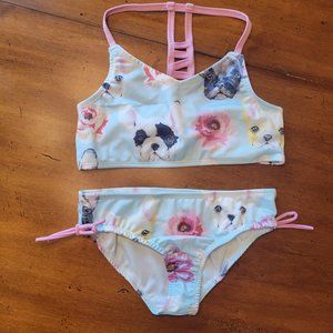 Little Girls' Neatie Kiddie Swimsuit Bikini size 10 NWOT